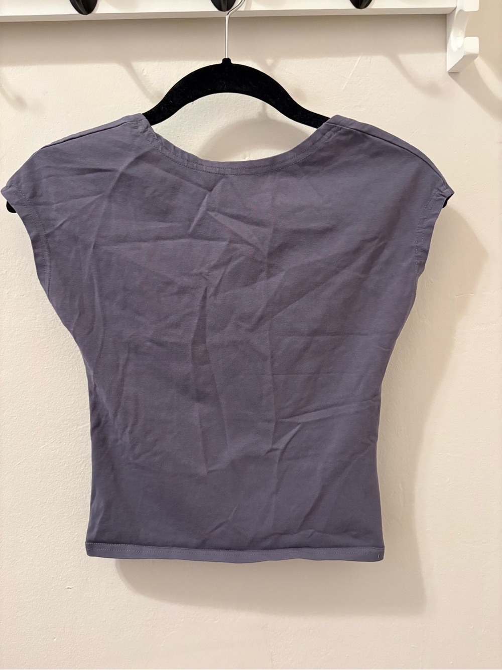 Women's Cap Sleeve Casual Top - Slate Gray